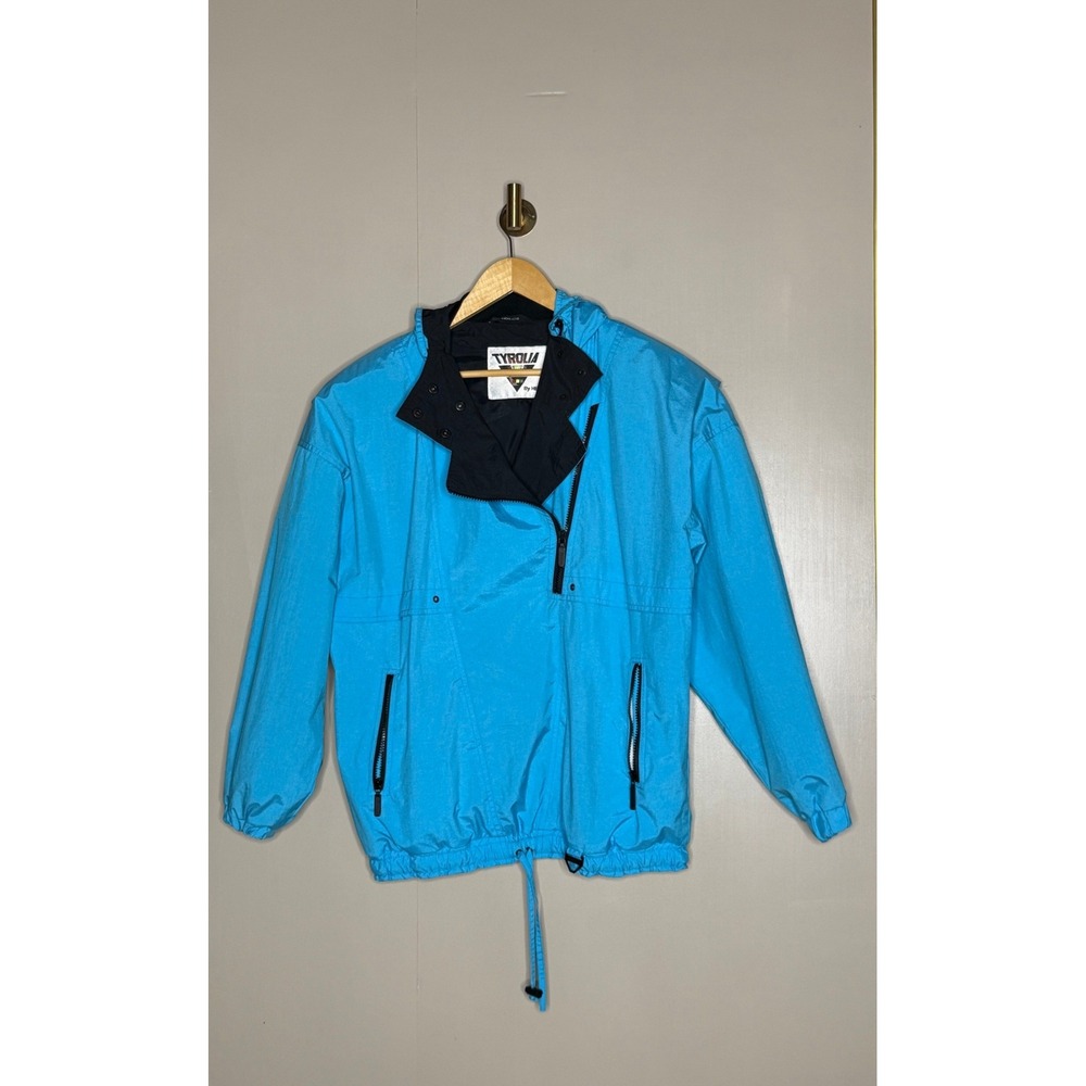 Vintage Tyrolia by Head‎ Electric Blue Ski Jacket Womens M 8439-474 Windbreaker